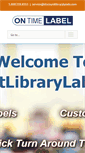 Mobile Screenshot of discountlibrarylabels.com